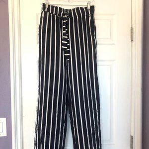 Blue and white pants